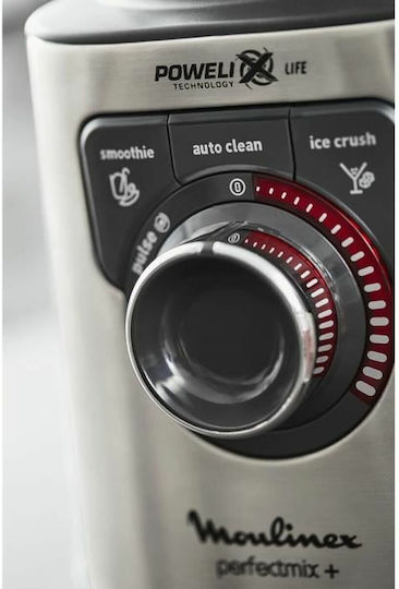 Moulinex PerfectMix+ Blender Cu Cană Tritan 2 L 1200W Gri