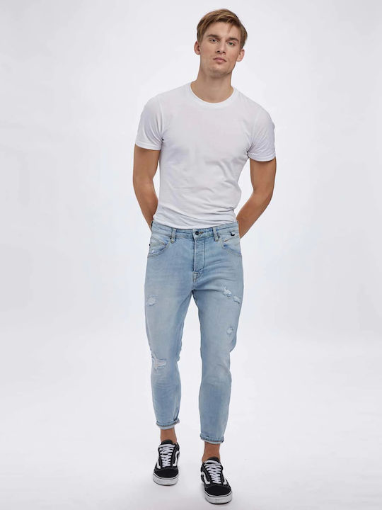 Men's Jeans Pants with Relaxed Tapered Application Blue