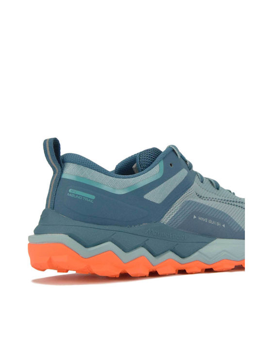 Wave Ibuki 4 Ανδρικά Αθλητικά Παπούτσια Trail Running Blue Ashes / Light Orange