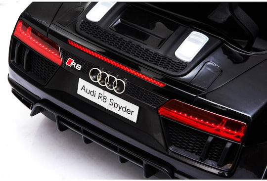 Audi R8 Spyder Două Locuri cu Telecomandă Licențiat 12 Volți Negru