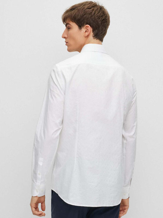 Hugo Boss Men's Shirt Long Sleeve White