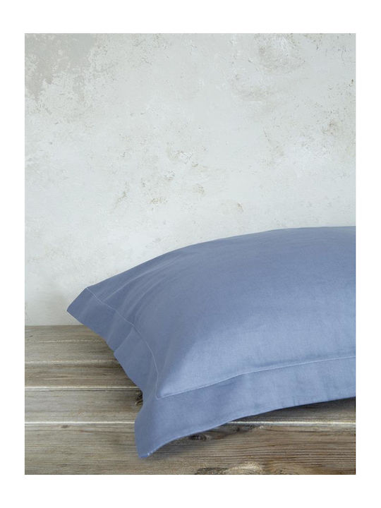 Nima Sheet King Size 270x280cm. Superior Denim Blue