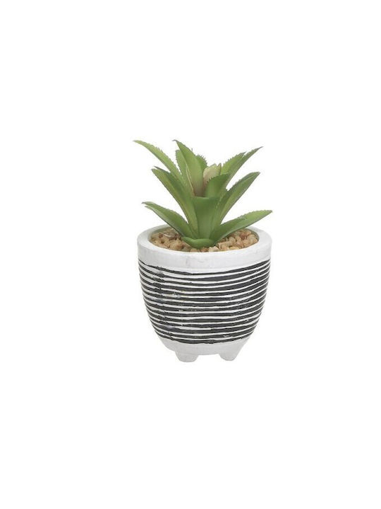 Inart Artificial Plant in Small Pot Green 13cm 1pcs