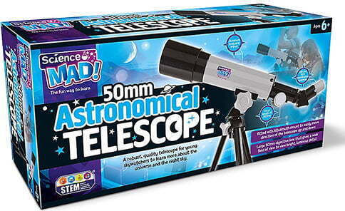 Discovery Science Mad Astronomical Telescope STEM Teleskop für 6+ Jahre Jahre