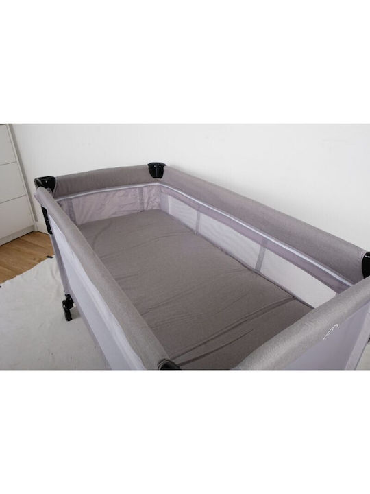 FreeOn Playpen 2 Levels with Mattress Gray 120x60cm
