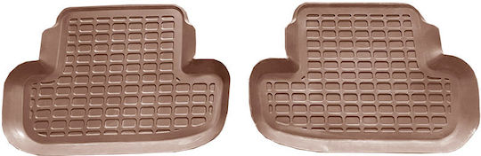 Carner Set of Front and Rear Mats 4pcs Tray Type for Audi A5 8T 07-15 Beige