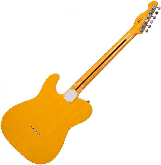 Vintage V52 ReIssued Ηλεκτρική Κιθάρα T Style με SS Διάταξη Μαγνητών Butterscotch