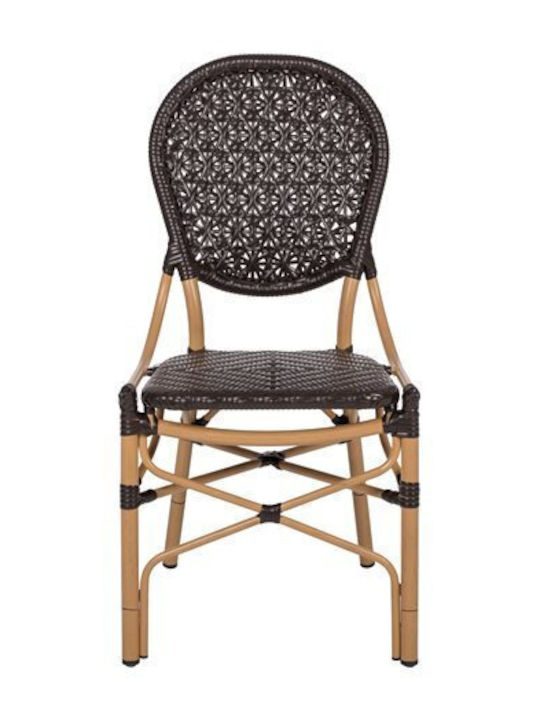Scaun de exterior Bambus Bamboo Look Maro 47x58x95cm