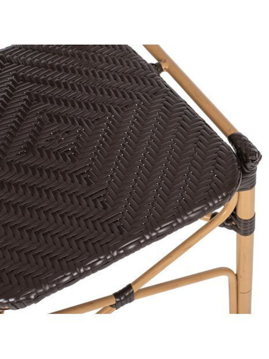 Scaun de exterior Bambus Bamboo Look Maro 47x58x95cm