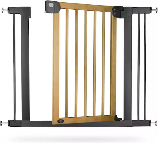 Safety Gates made of Wood Black-Brown 104εκ. 1pcs