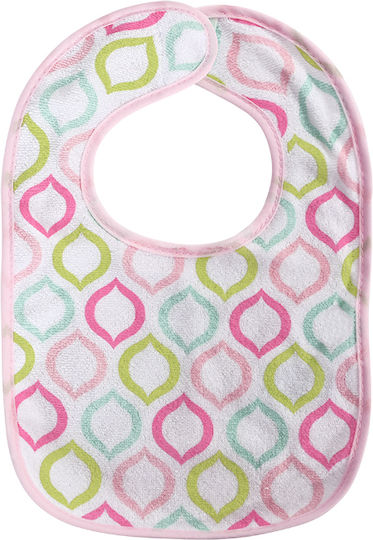 Lorelli Bib Fabric with Hoop & Loop Fastener Pink for 0 m+ 7pcs