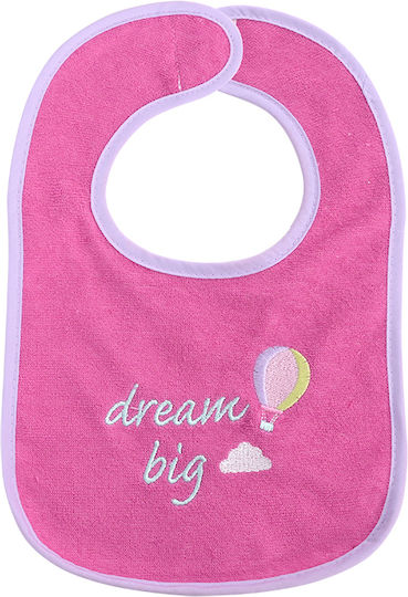 Lorelli Bib Fabric with Hoop & Loop Fastener Pink for 0 m+ 7pcs