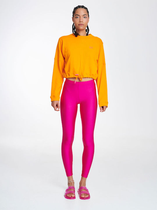 PCP Stevie Women's Cropped Sweatshirt Orange 217706