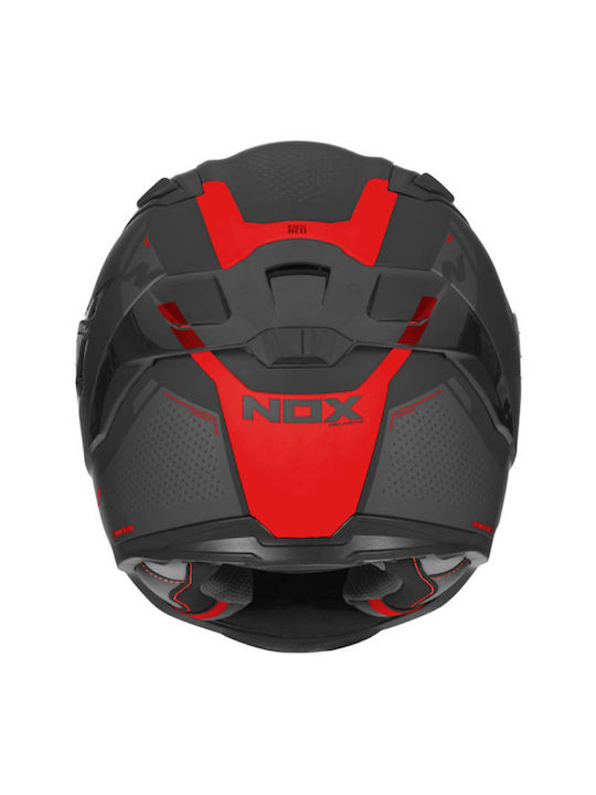 Nox N303S Neo Matt Black/Red Κράνος Μηχανής Full Face ECE 22.06 με Pinlock και Sunvisor