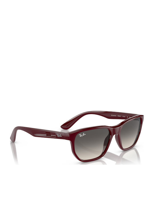 Ray Ban Scuderia Ferrari Мъжки Слънчеви Очила с Бордо Пластмасова Рамка и Черни Преливащи Стъкла RB4404M F68511