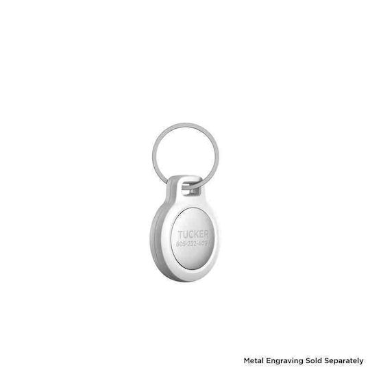 Nomad Rugged Θήκη Μπρελόκ Σιλικόνης για AirTag σε Λευκό χρώμα