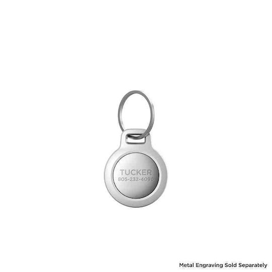 Nomad Rugged Θήκη Μπρελόκ Σιλικόνης για AirTag σε Λευκό χρώμα