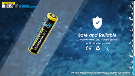 NiteCore NL1835HP Επαναφορτιζόμενη Μπαταρία 18650 3500mAh 3.6V 1τμχ