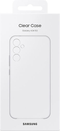 Samsung Задна корица Силикон Прозрачен (Galaxy A34)