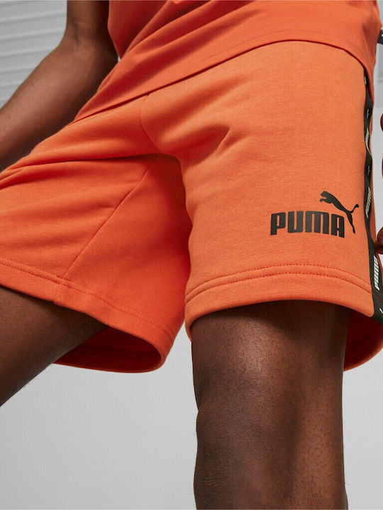 Essentials+ Tape Sportliche Herrenshorts Orange