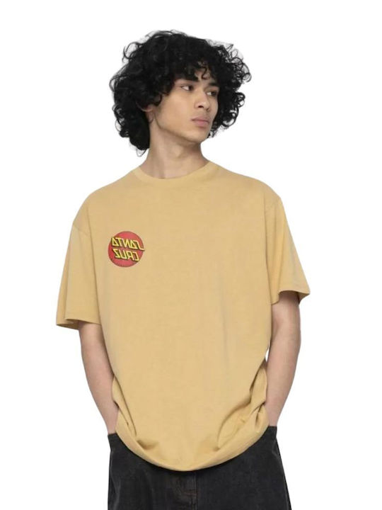 Herren T-Shirt Kurzarm Gelb