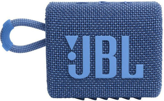 JBL Go 3 Eco Waterproof Bluetooth Speaker 4.2W with Battery Life up to 5 hours Blue