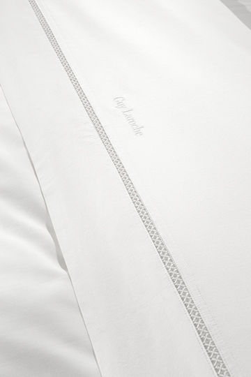 Guy Laroche Blend Bridal Sheet Set King Size 4pcs White 270x280cm