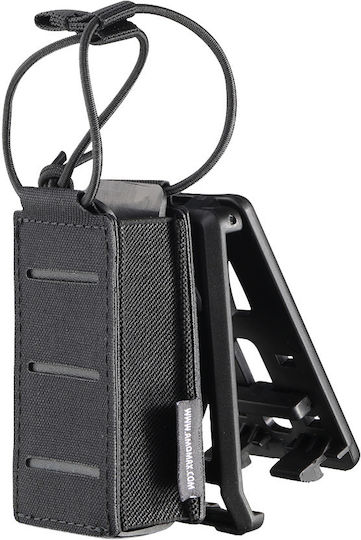 Amomax Universal Fabric Cazul de centură Încărcător Negru