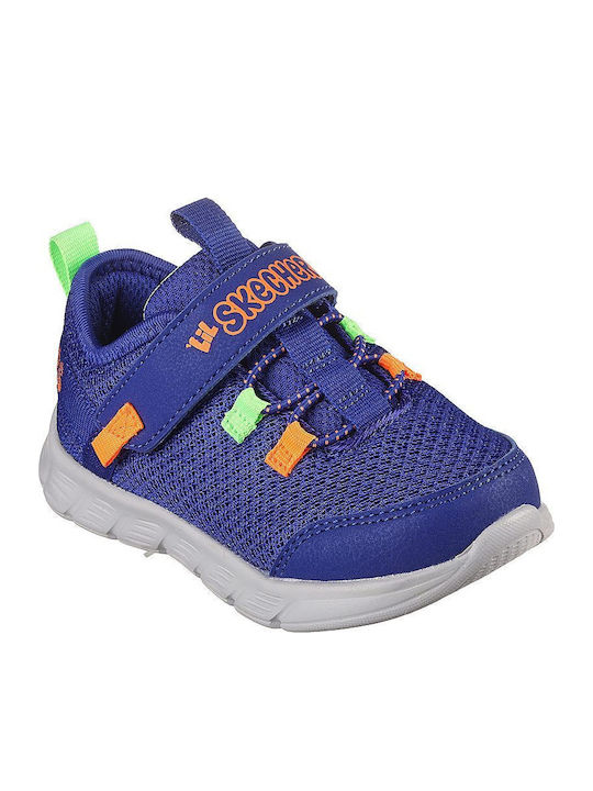 Flex-Ruzo Αθλητικά Παιδικά Παπούτσια Running με Σκρατς Μπλε