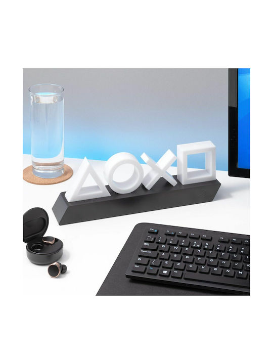 Paladone Led Kids Decorative Lamp Light Icons PS5 White