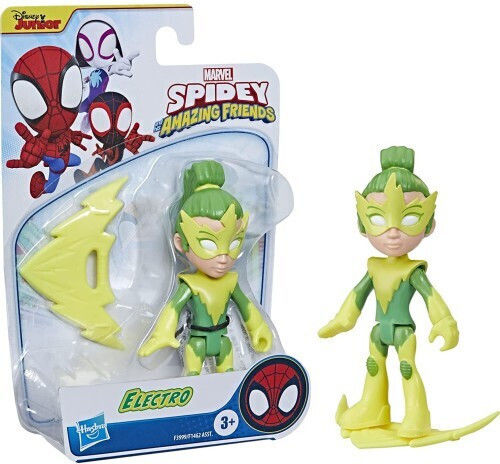 Action Figure Spidey and His Amazing Friends Spinn Electro Spider-Man for 3+ years Years 15cm.