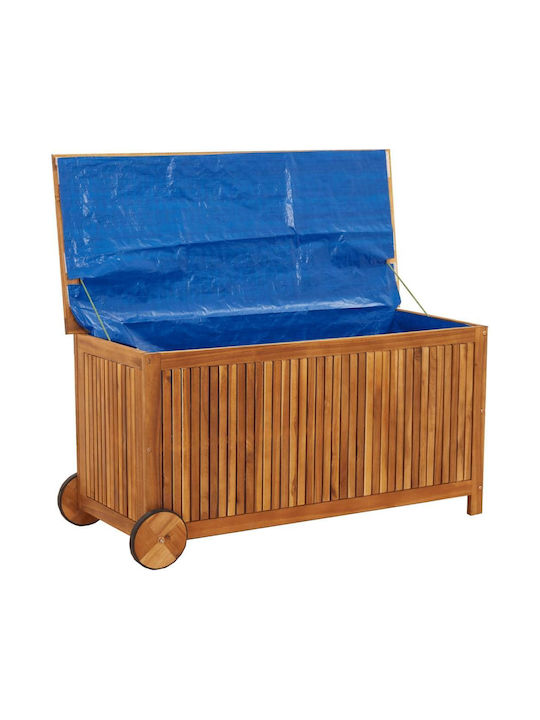 vidaXL Outdoor Storage Box Brown L113xW50xH58cm