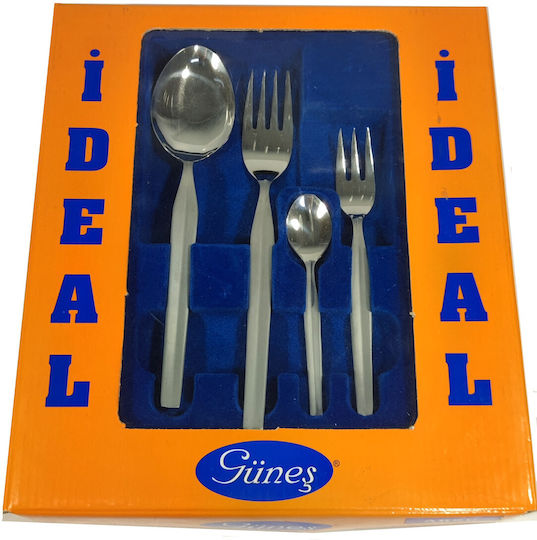 Epiplo-Fos Cutlery Set Stainless Silver 24pcs