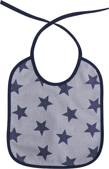 Lorelli Bib Fabric with Lace Band Blue for 0 m+ 7pcs