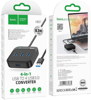 Hoco USB 3.0 4 Port Hub with USB-A Connection