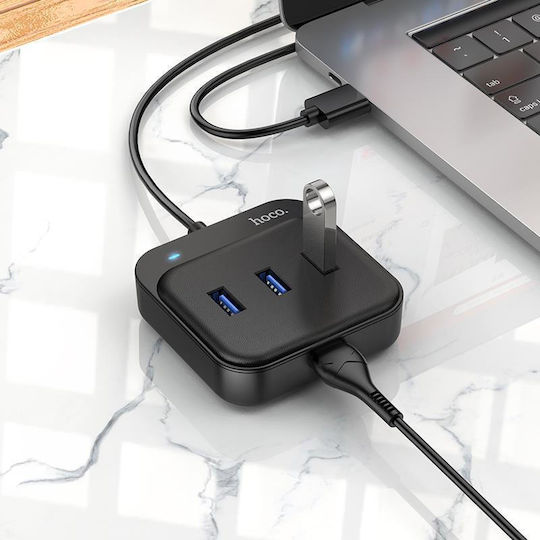 Hoco HB31 USB-Hub Mit 4 USB 3.0 Schnittstellen Und USB-A Anschluss