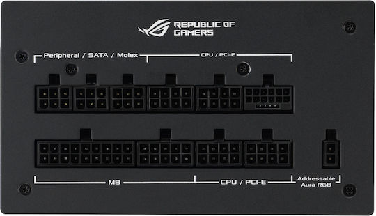 Asus ROG Strix Aura Edition 1000W Μαύρο Τροφοδοτικό Υπολογιστή Full Modular 80 Plus Gold