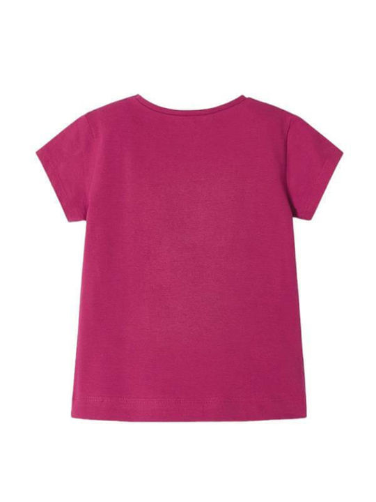 Mayoral Tricou pentru copii Fuchsia