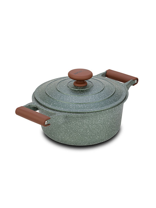 Nava Ωmega Deep Pot made of Cast Aluminum 7lt / 28cm