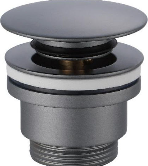 Imex Pop Up Brass Valve Sink Gray