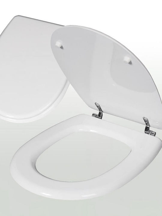 ArteLibre Plastic Toilet Seat White 47cm