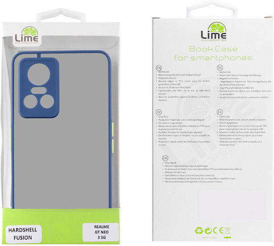 Lime Hardshell Fusion Back Cover Plastic Blue (Realme GT Neo 3)