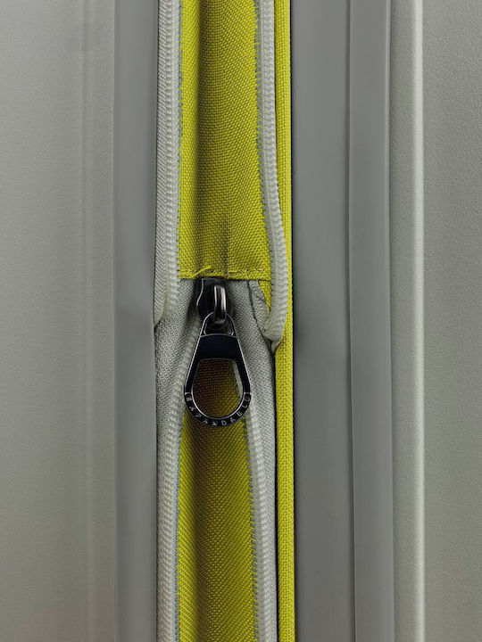 Bg Berlin Expandable Zip2 Μεγάλη Βαλίτσα Ταξιδίου Σκληρή Χακί με 4 Ρόδες Ύψους 69.5εκ.