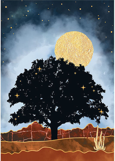 Artige Moonstone Greeting Card Celebration