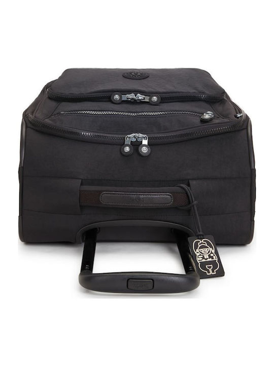 Kipling New Youri Spin Valiză De Călătorie Cabină Din Material Textil Neagră Cu 4 Roți Înălțime 36 Cm