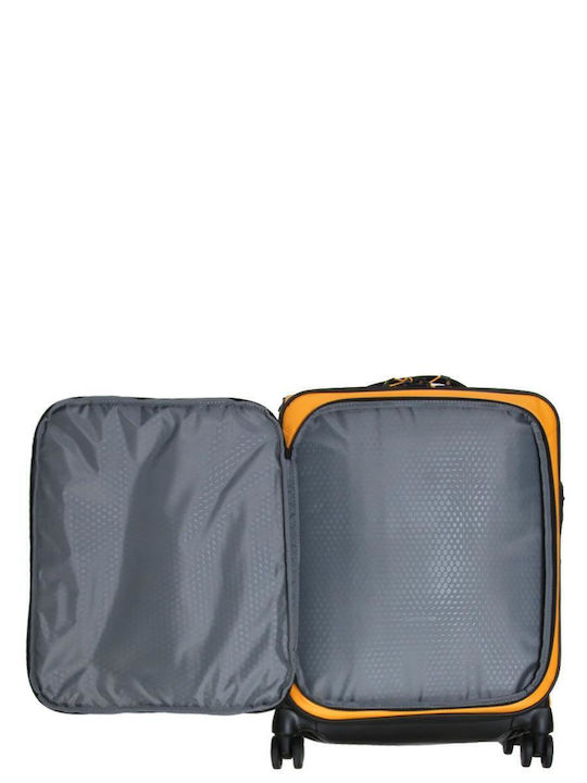 Samsonite Ecodiver Βαλίτσα Ταξιδίου Καμπίνας Υφασμάτινη Κίτρινη με 4 Ρόδες Ύψους 55εκ.
