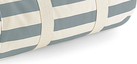 Westford Mill W688 Nautical Barrel Sack Voyage 20lt Natural/Grey Fabric L50xW25xH25cm