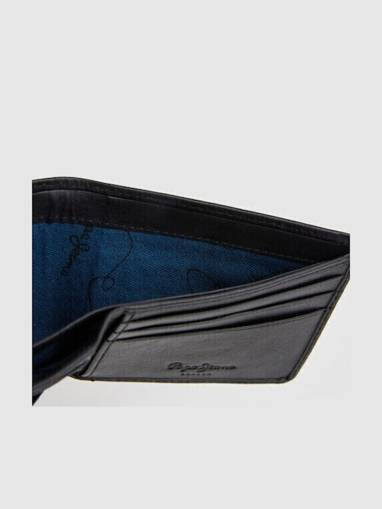 Alford Кожен Мъжки Портфейл Черен