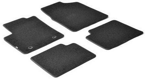 Lampa Set of Front and Rear Mats 4pcs for Ford Ka 2009+ Black