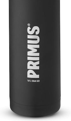 Primus Bottle Μπουκάλι Θερμός Vacuum σε Μαύρο χρώμα 1lt